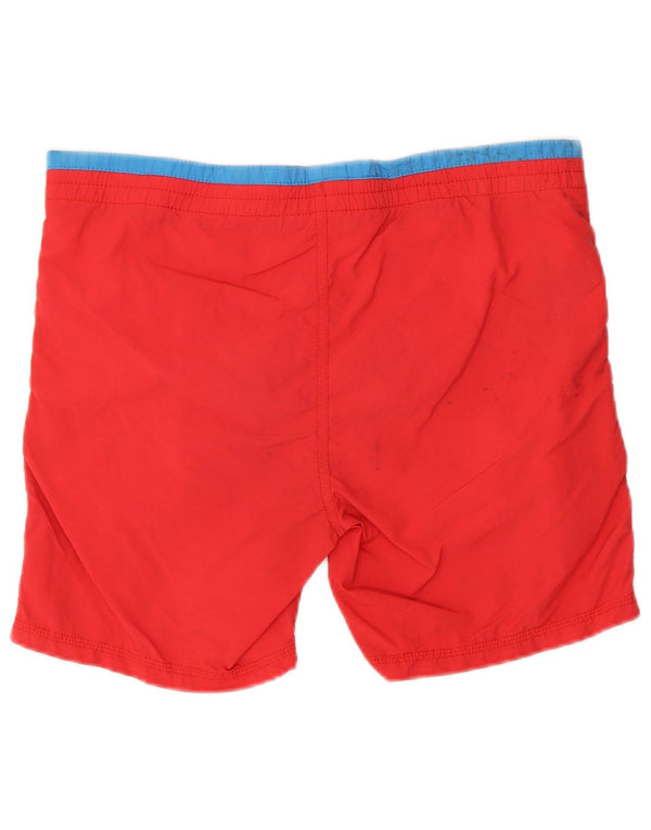 Shorts de natação gráficos DIADORA para meninos 13-14 anos 2XL vermelho nylon