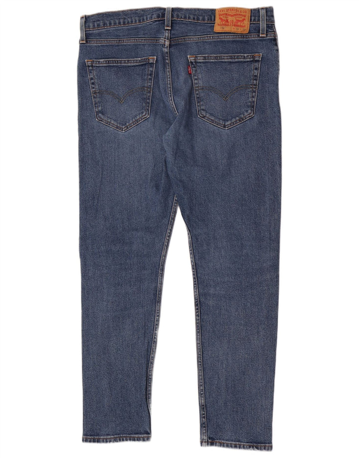 Calça Jeans Levis 512 Slim Masculina W34 L30 Azul Algodão