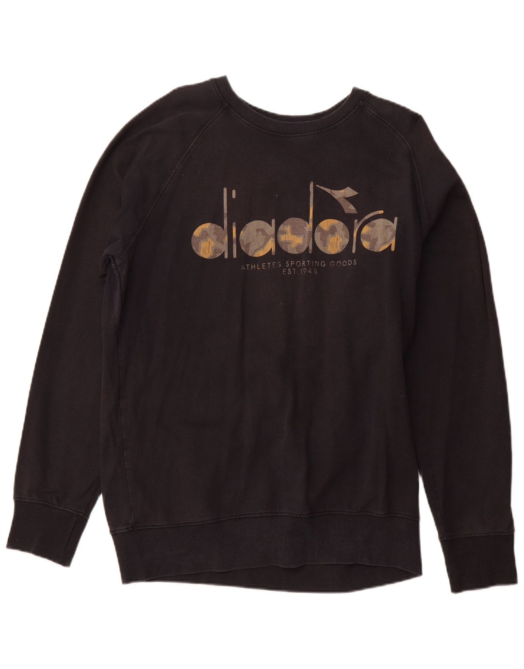 DIADORA moletom gráfico masculino Jumper XL algodão preto