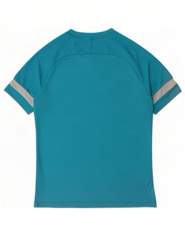 Camiseta Nike Masculina Dri Fit Top Grande Azul Colorblock Poliéster