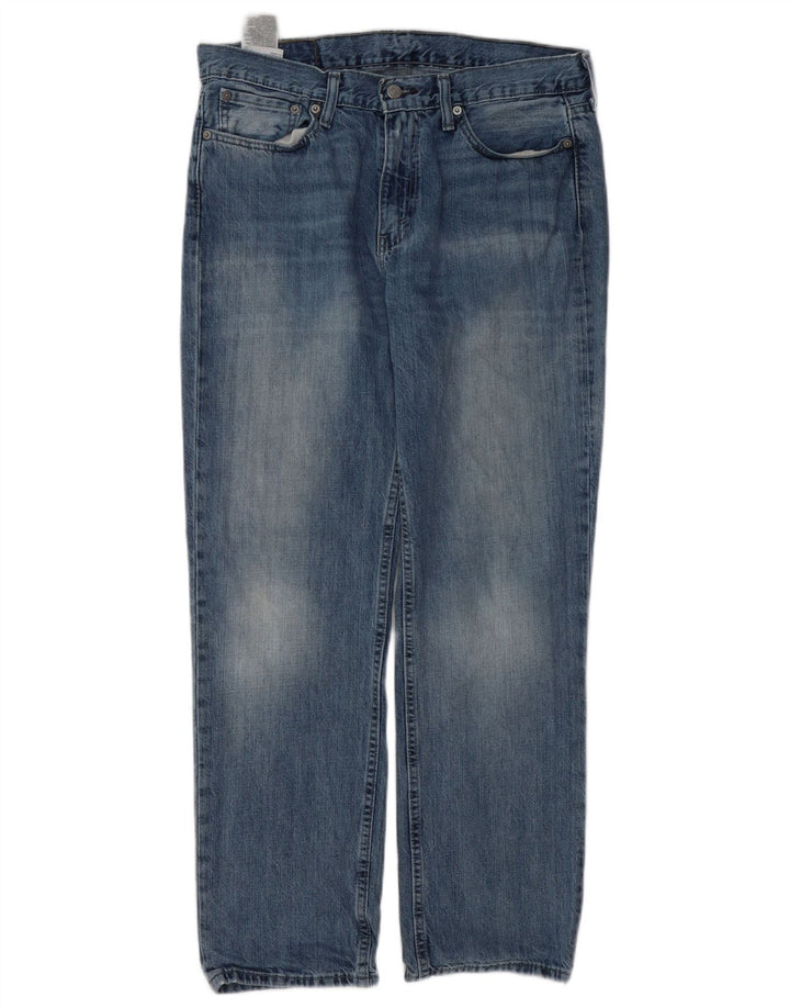 Levi's Masculino 514 Straight Jeans W33 L30 Azul Algodão