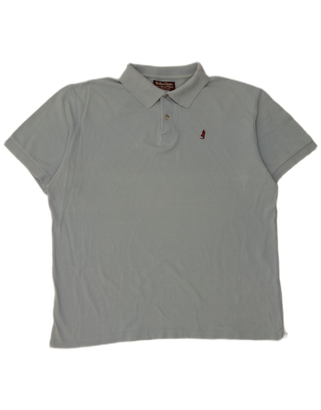 Camisa polo masculina MARLBORO CLASSICS XL algodão azul