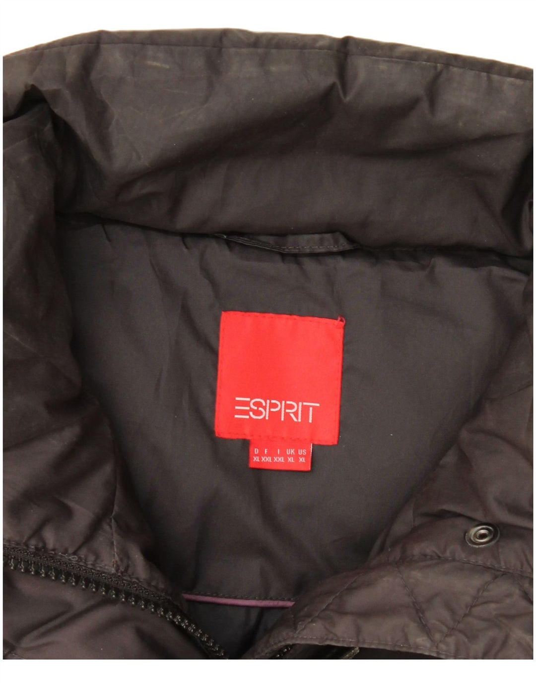 Colete acolchoado feminino Esprit UK 18 XL preto