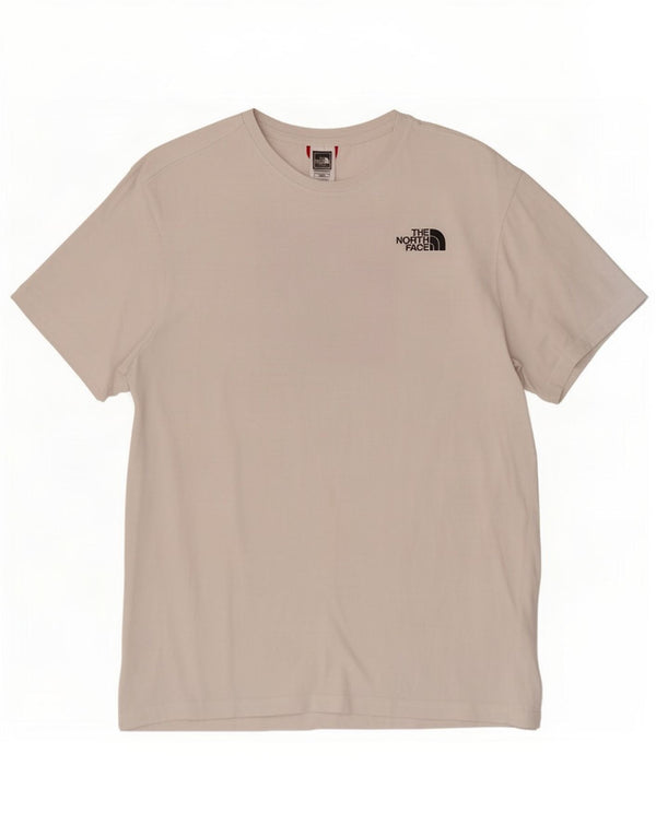 Camiseta gráfica masculina The North Face Top médio algodão branco