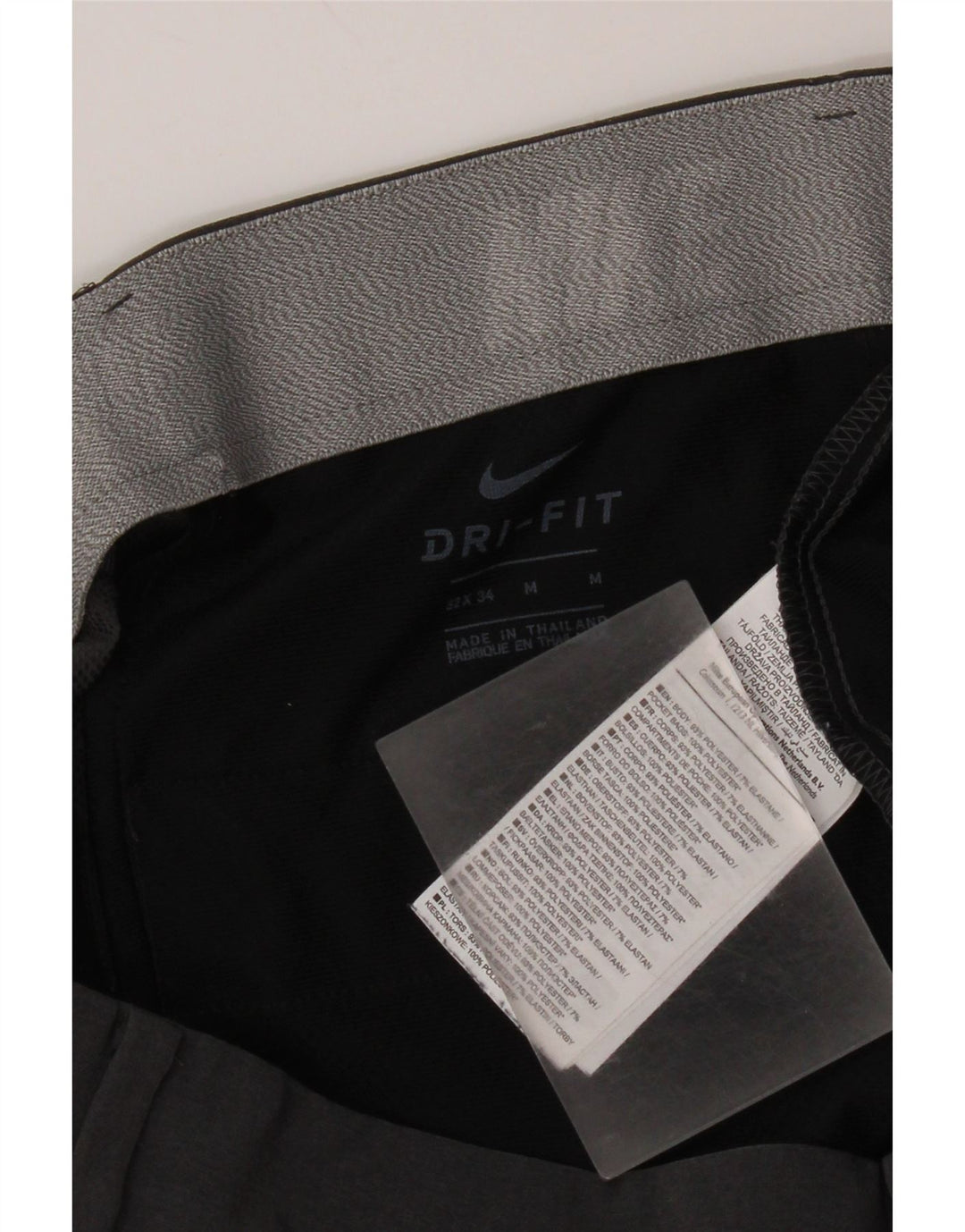 Calça Nike Masculina Straight Chino W32 L34 Cinza Poliéster