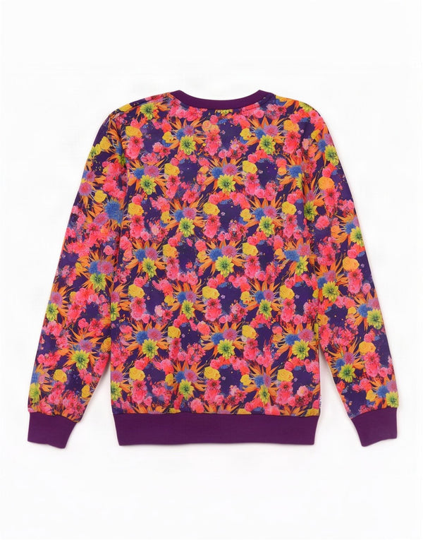 Adidas Meninas Graphic Moletom Jumper 13-14 Anos Multicolorido Floral