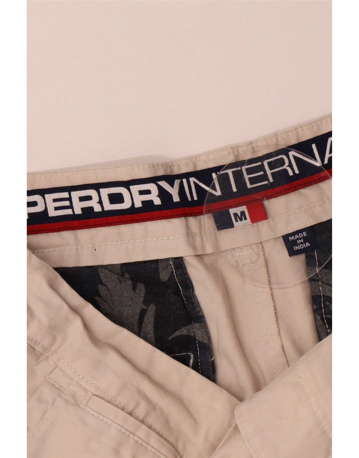 Shorts Chino Masculino Superdry Médio W34 Algodão Bege