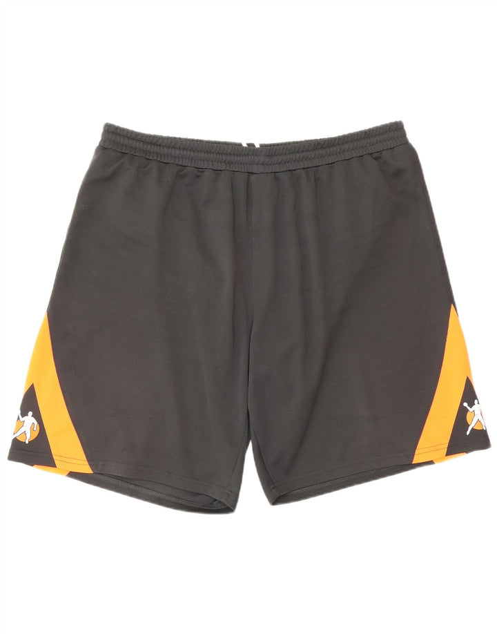 Shorts esportivos gráficos masculinos VINTAGE 2XL cinza colorblock