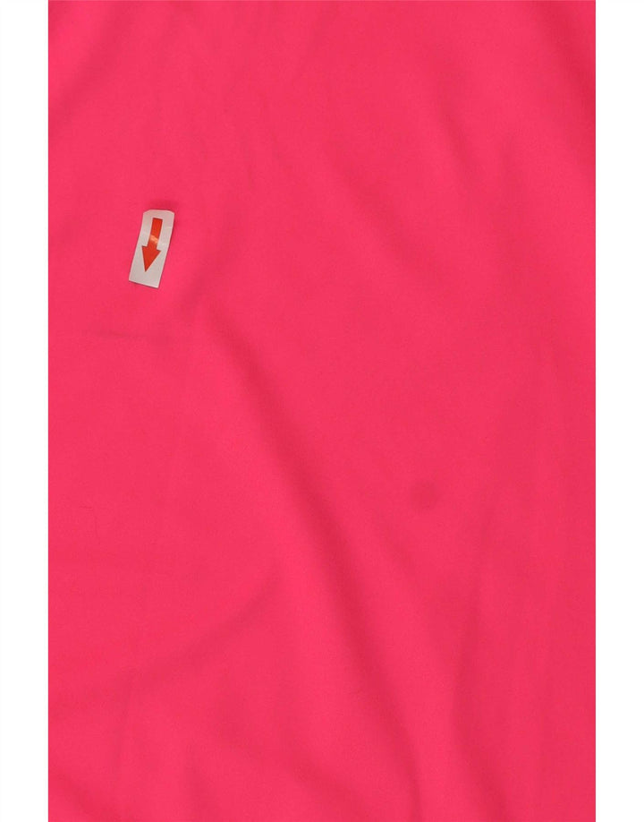 Camiseta feminina Nike Dri Fit Top UK 14 grande poliéster rosa