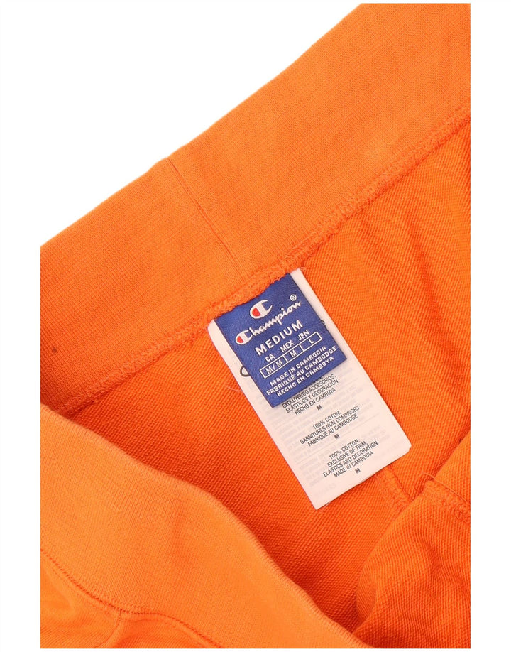 Shorts esportivos gráficos masculinos Champion médio laranja algodão