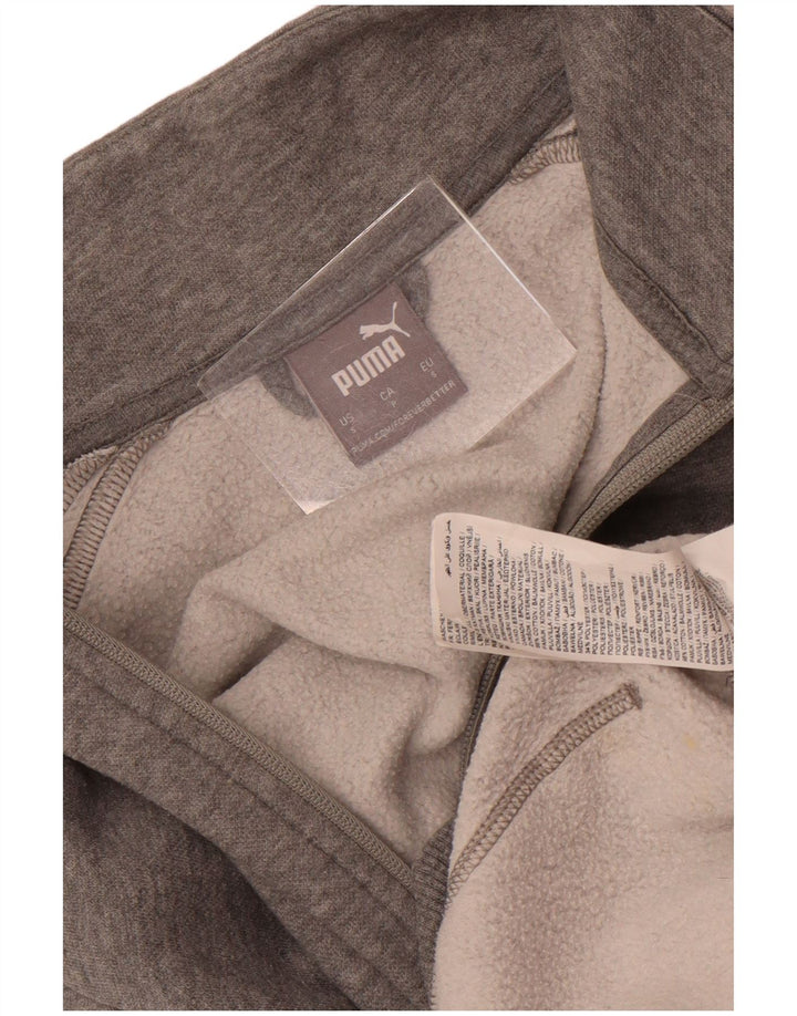 Puma Mens Tracksuit Top Jacket Pequeno Cinza Colorblock Algodão