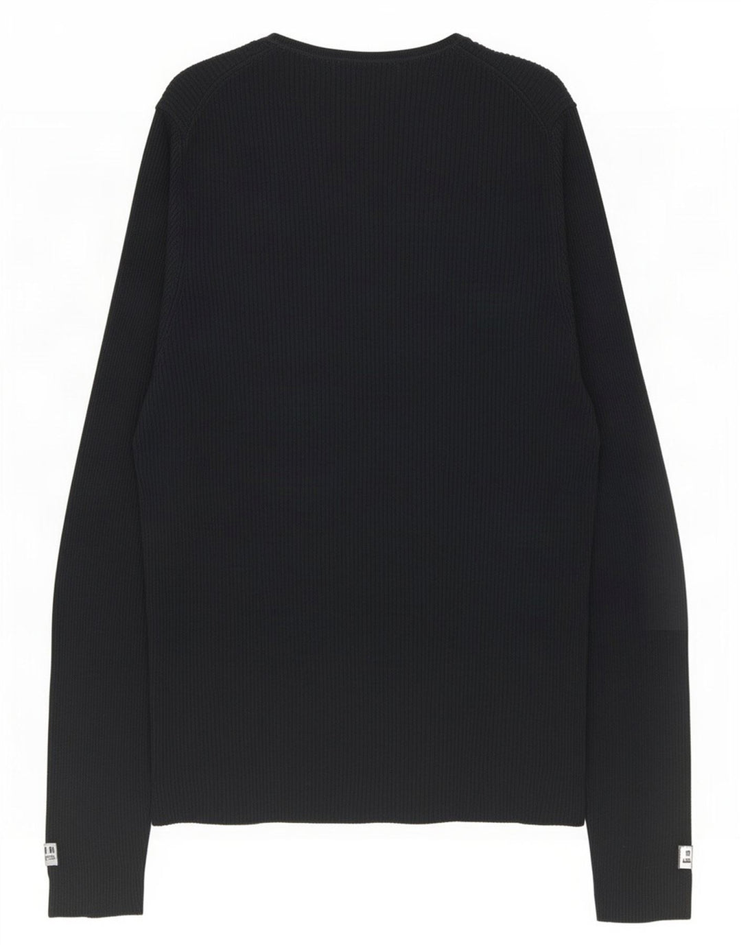 Zara Top masculino manga comprida grande viscose preta