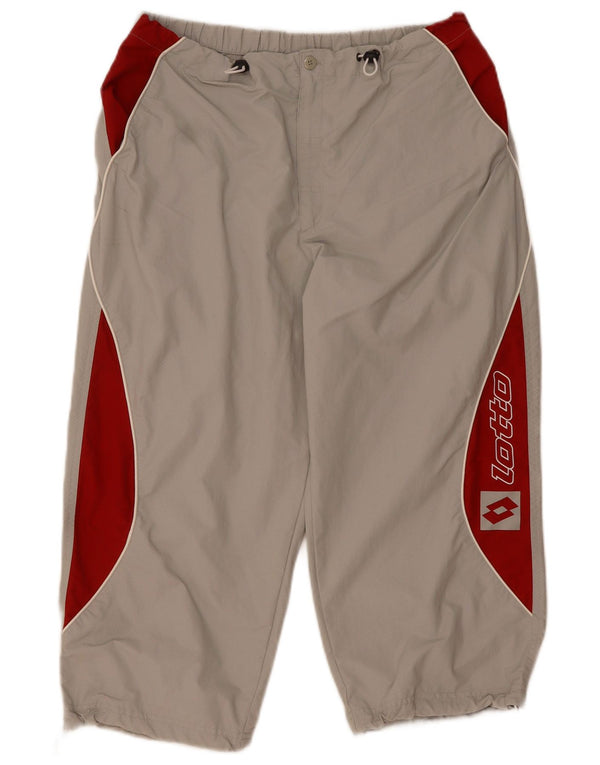 Lotto Mens Graphic Bermuda Shorts UK 42/44 XL W32 Cinza Colourblock Nylon