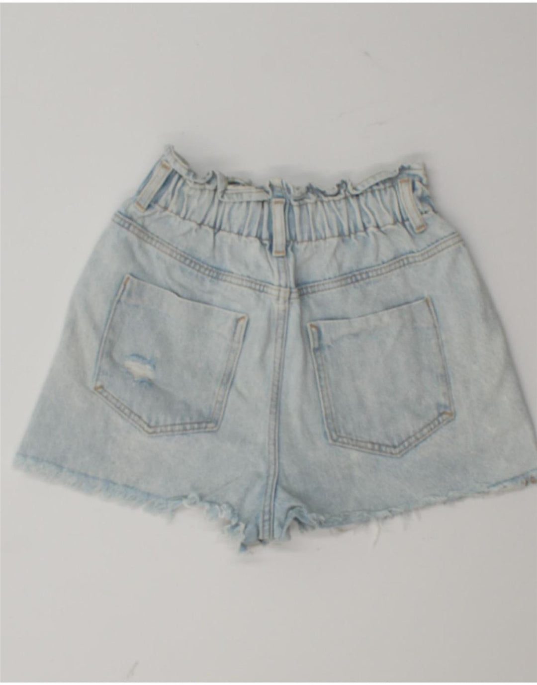 Shorts jeans feminino ZARA EU 34 2XS W24 azul