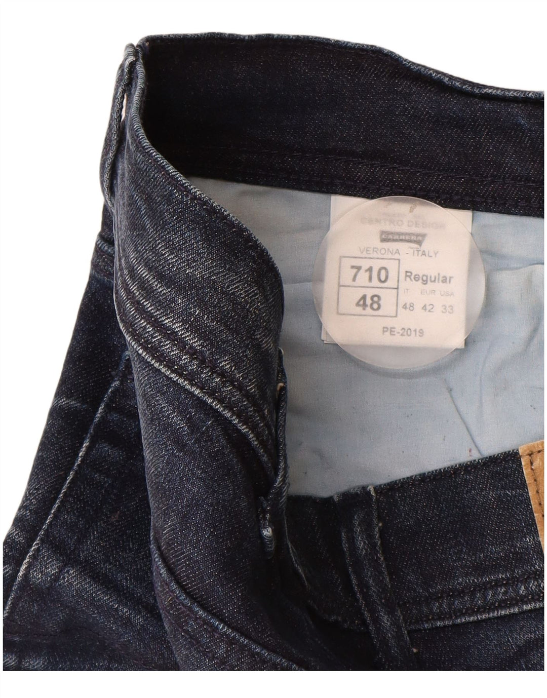 Carrera Masculino VERONA Straight Jeans IT 48 Médio W32 L34 Azul Marinho
