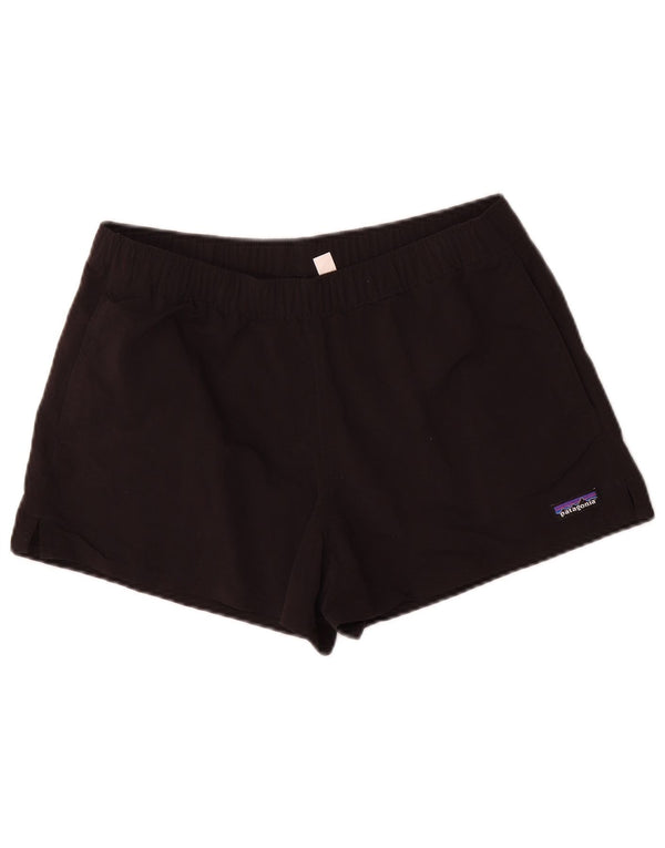 Shorts esportivos femininos Patagonia UK 14 médio preto