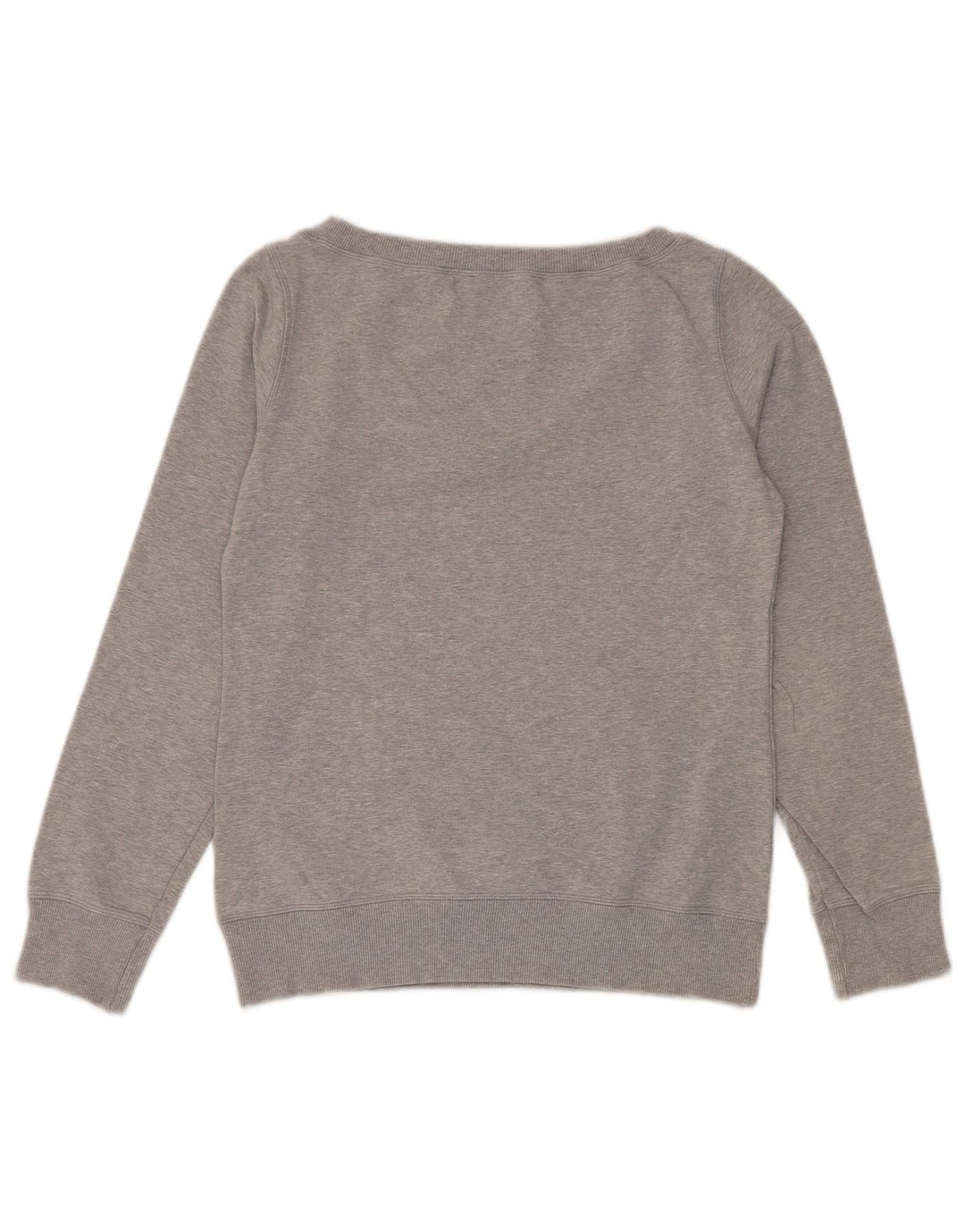 Playlife moletom feminino jumper UK 14 algodão cinza médio