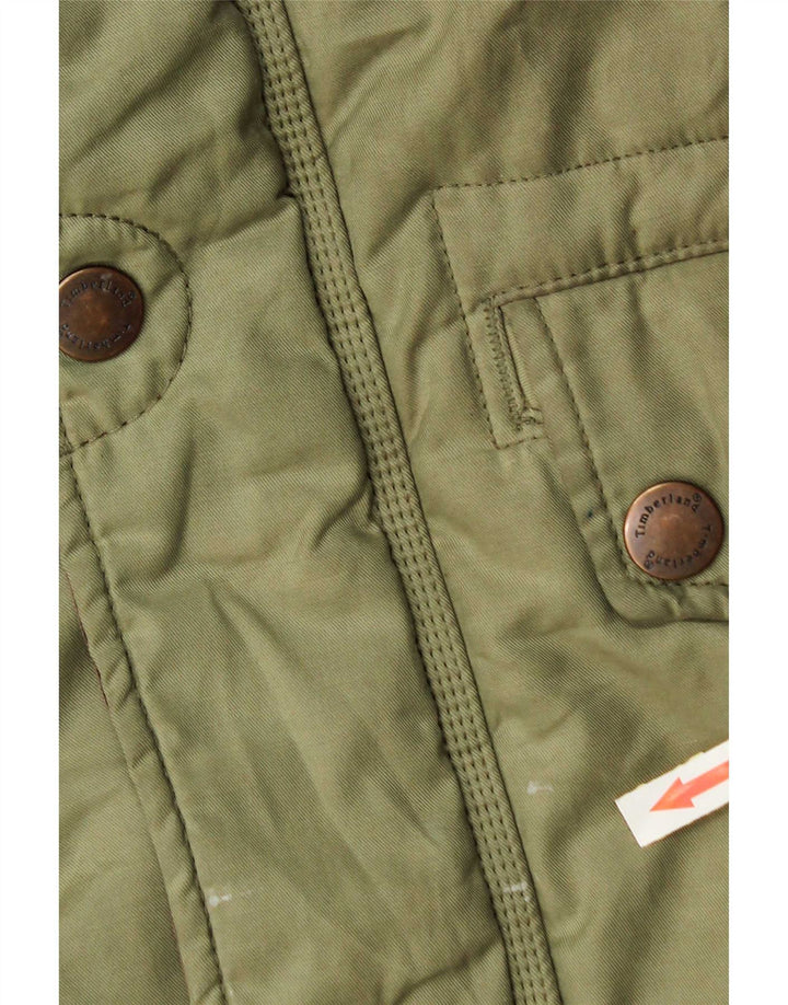 Jaqueta corta-vento masculina Timberland UK 42 XL verde