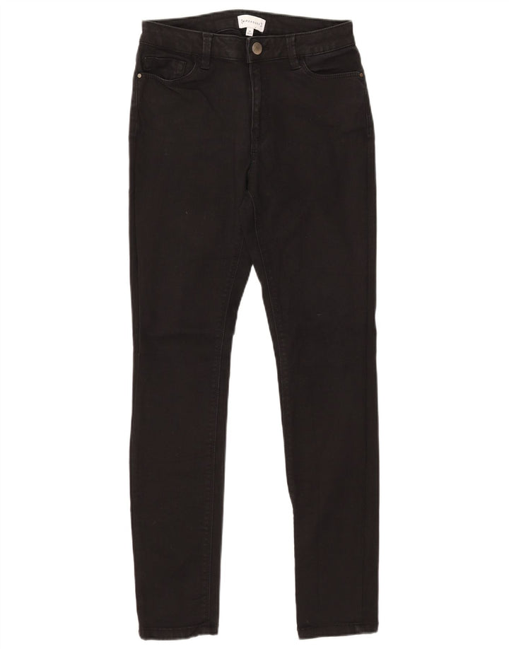 WAREHOUSE Jeans skinny feminino Reino Unido 10 pequeno W28 L30 algodão preto