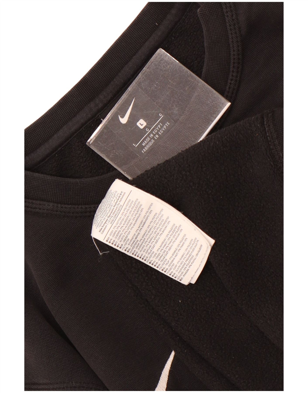 Nike moletom masculino jumper grande algodão preto