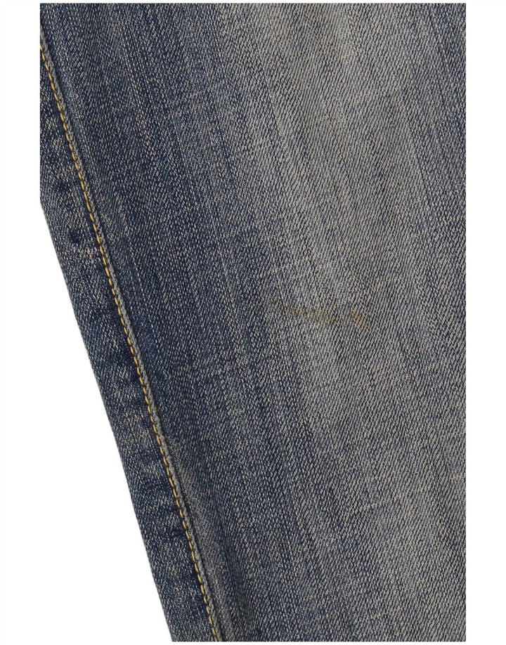 ROY ROGERS Masculino De Luxe Straight Jeans W33 L36 Azul Algodão