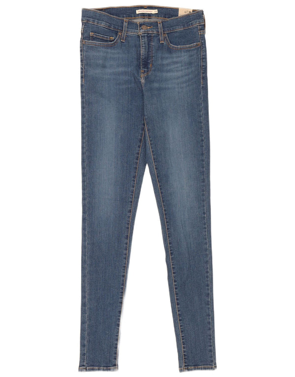 Calça jeans feminina Levi's 310 Shaping Super Skinny W28 L32 azul algodão