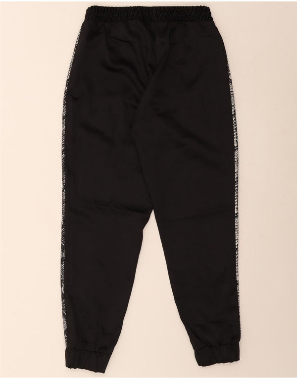 Calça de treino feminina Zara Joggers UK 10 pequena estampa animal preta