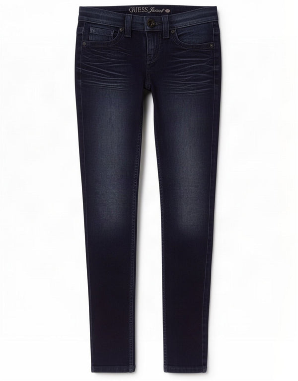Guess Womens Stretch Skinny Jeans W28 L30 Navy Blue Cotton