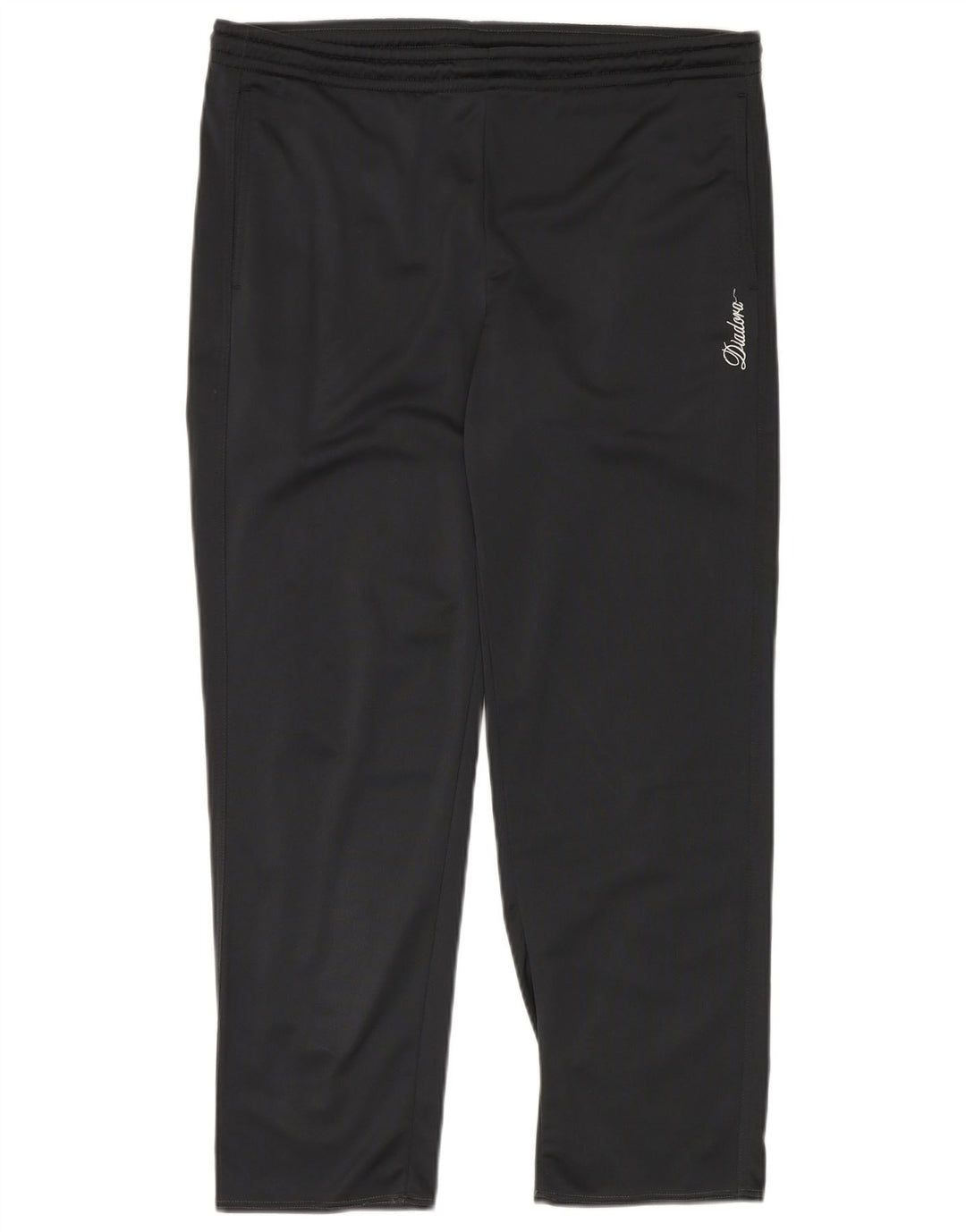 Calça de treino masculina Diadora grande poliéster preto