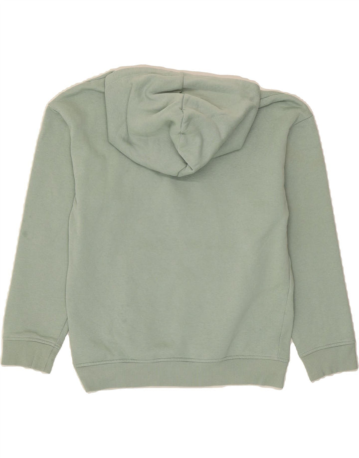 PUMA Boys Graphic Hoodie Jumper 13-14 Years Green Cotton Vintage Puma and Second-Hand Puma from Messina Hembry 