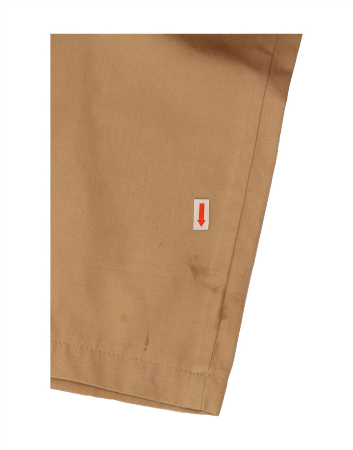 MURPHY & NYE Womens Straight Casual Trousers W31 L29 Beige Cotton Vintage Murphy & Nye and Second-Hand Murphy & Nye from Messina Hembry 