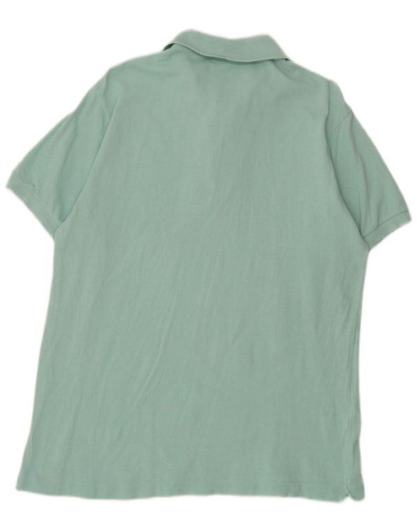 Camisa polo masculina Lacoste tamanho 6 XL algodão verde