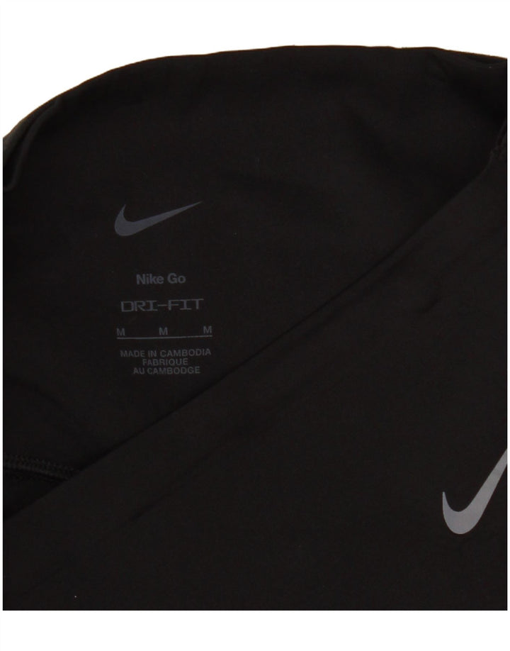 Leggings Nike Dri Fit Capri Femininas UK 12 Médias Pretas