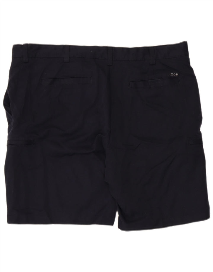 Shorts cargo masculino Izod W40 XL azul marinho poliéster