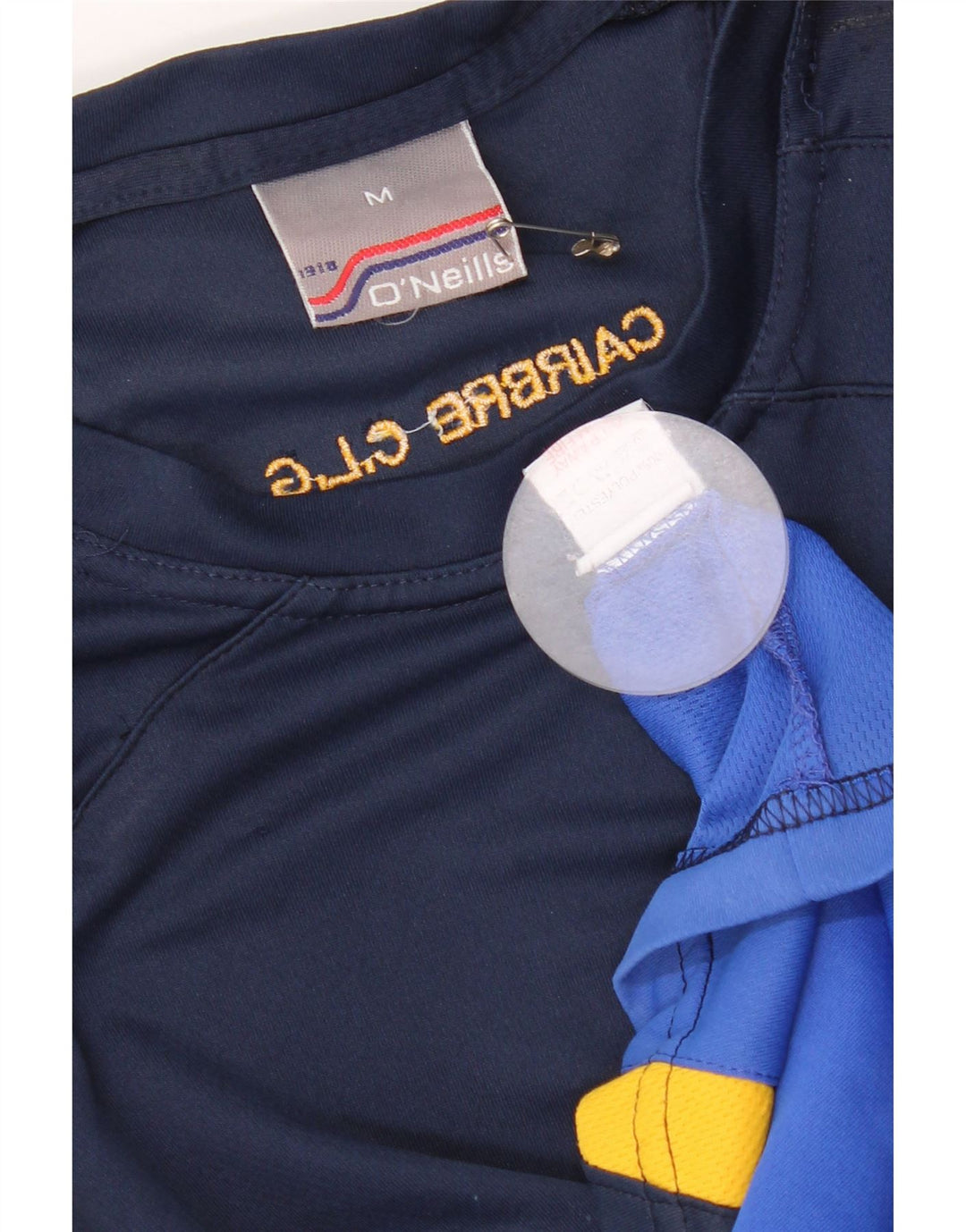 Camiseta gráfica masculina O'Neills Top médio azul marinho colorblock poliéster