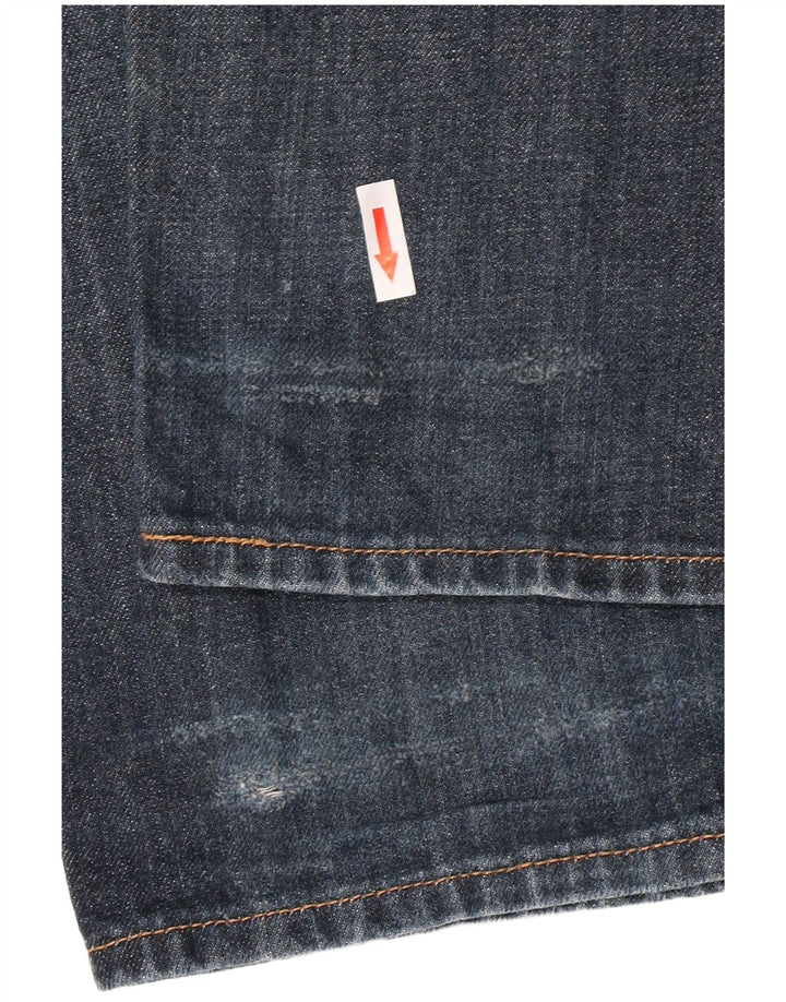 Levi's Masculino 501 Straight Jeans W38 L32 Azul Algodão