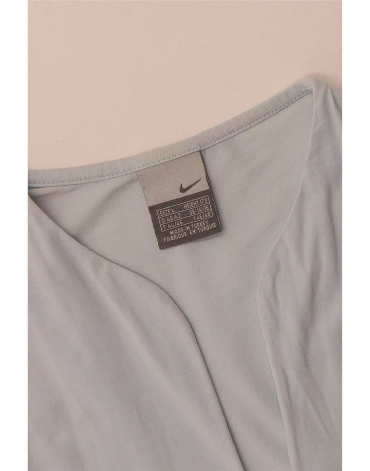 Camiseta Nike Feminina Top UK 14/16 Grande Azul