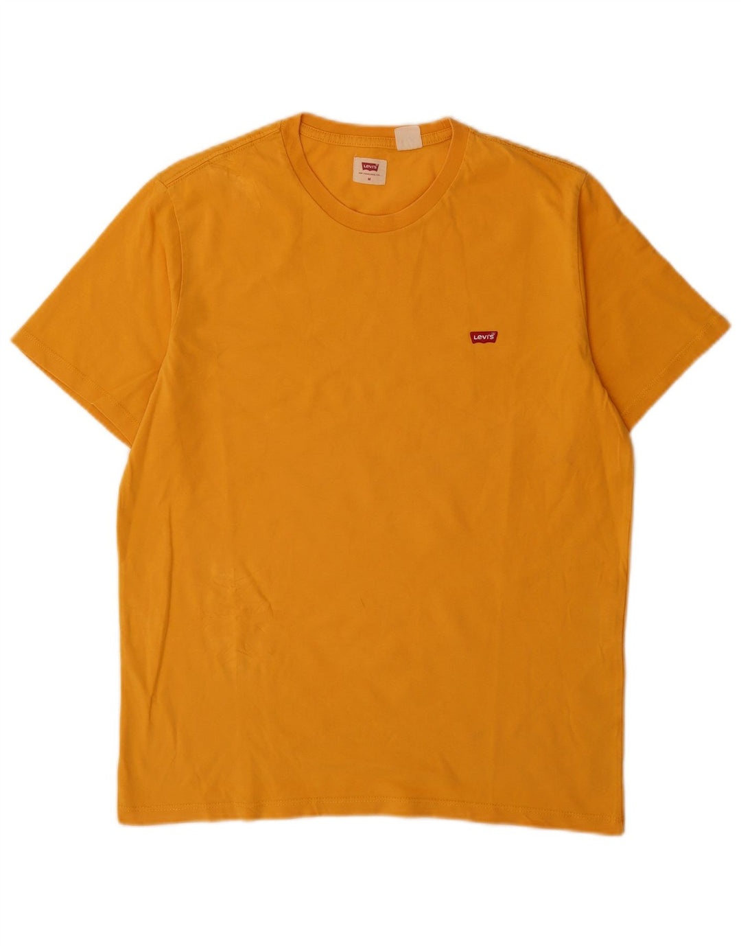 Camiseta masculina Levi's Top médio algodão amarelo