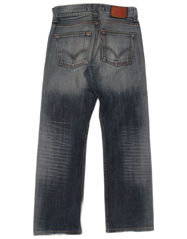 Calça jeans feminina Levi's 506 Standard Fit Straight W31 L29 Azul