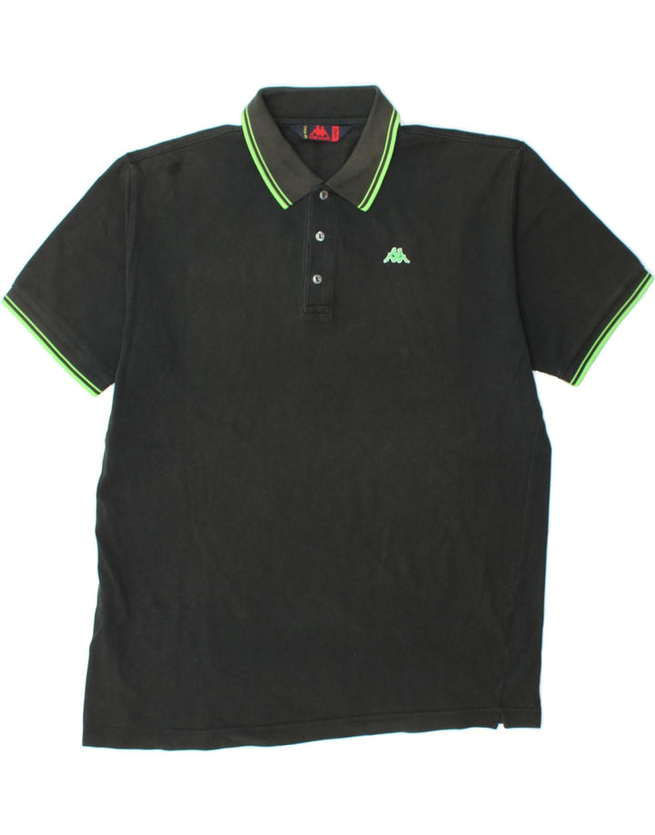 KAPPA Mens Polo Shirt XL Green Cotton Vintage Kappa and Second-Hand Kappa from Messina Hembry 