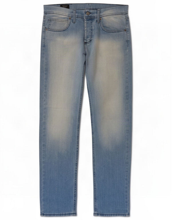 Aeronautica Militare Mens Slim Jeans IT 50 Grande W34 L31 Azul Algodão