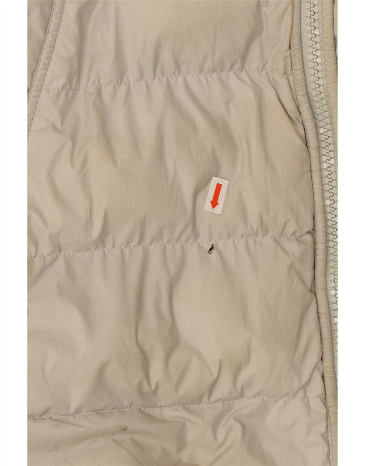 Jaqueta masculina acolchoada com capuz G-STAR UK 40 poliéster cinza grande