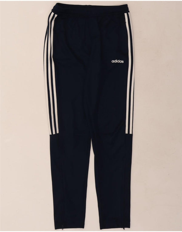 Calças de treino Adidas Boys Aeroready 13-14 anos azul marinho