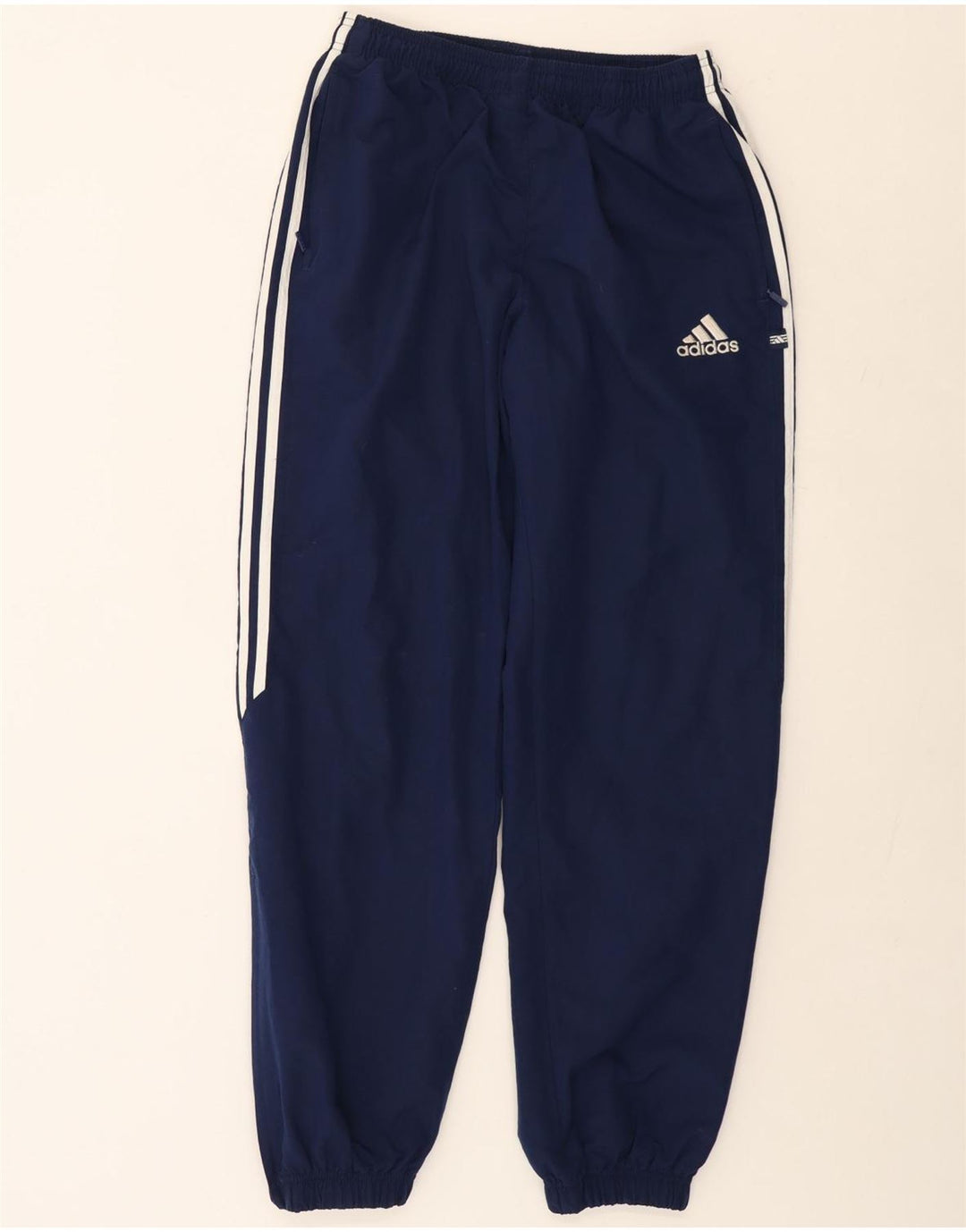 Calças de treino masculinas ADIDAS joggers grandes poliéster azul marinho