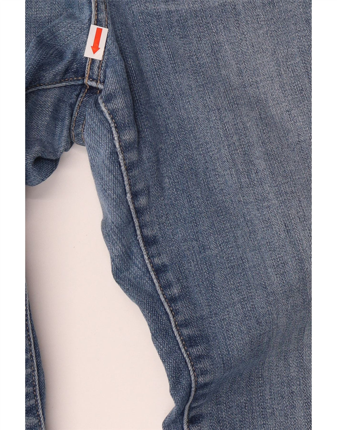 Jeans retos femininos Levi's W29 L30 algodão azul