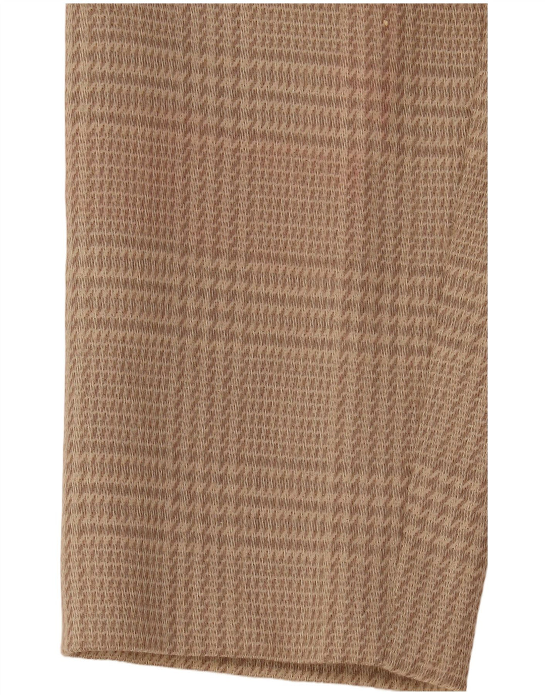 Jaqueta blazer feminina vintage com 2 botões IT 44 lã houndstooth bege médio