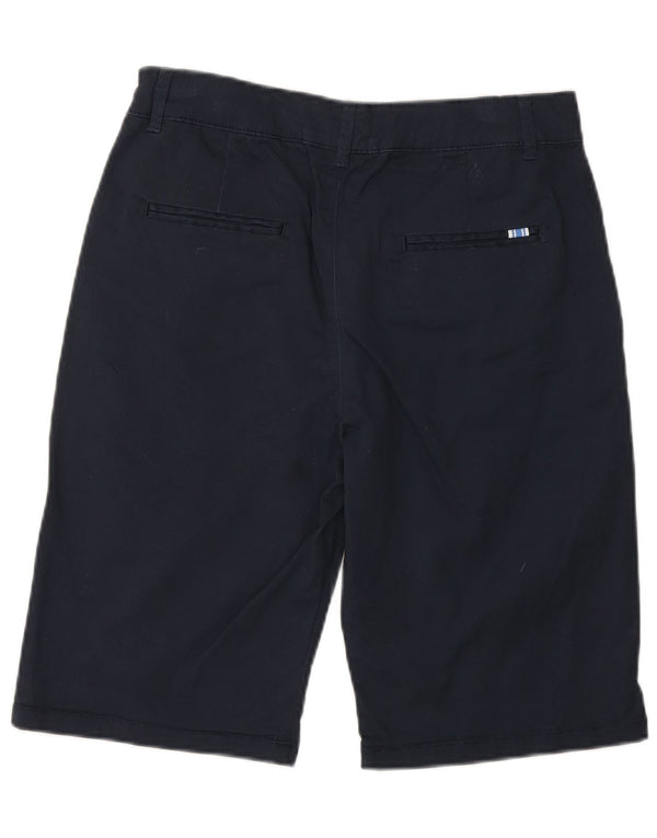 Shorts Chino para meninos Marks & Spencer 13-14 anos W28 algodão azul marinho
