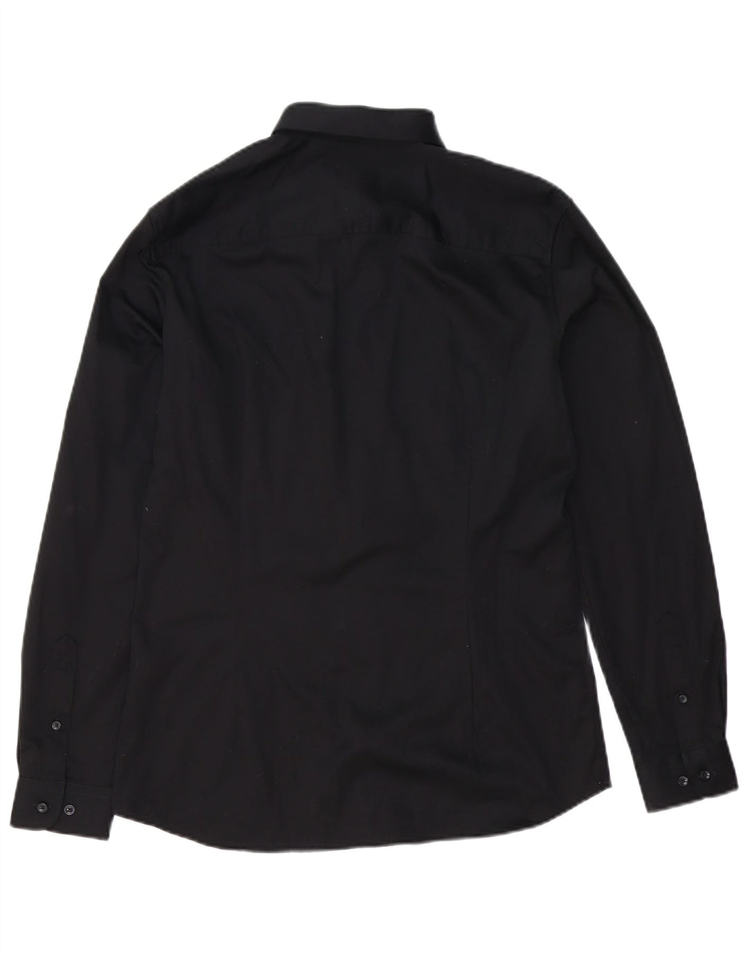 Camisa masculina Jack & Jones grande algodão preto