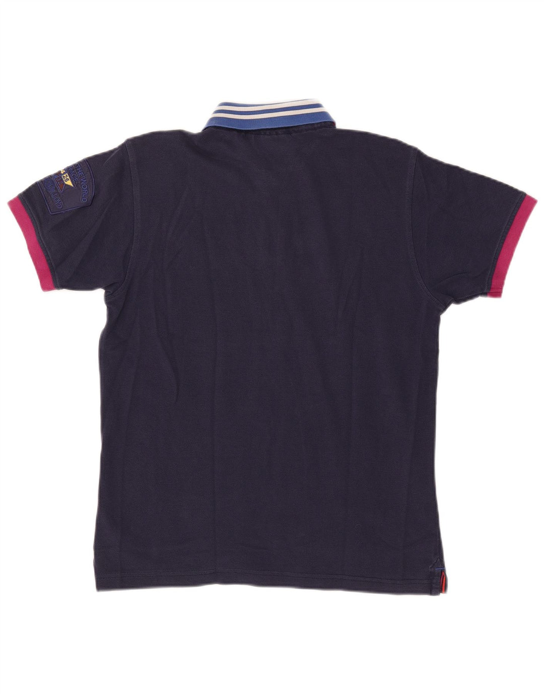 Camisa pólo masculina Henri Lloyd grande azul marinho