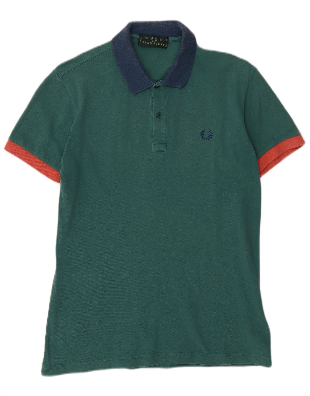Camisa polo masculina Fred Perry verde médio